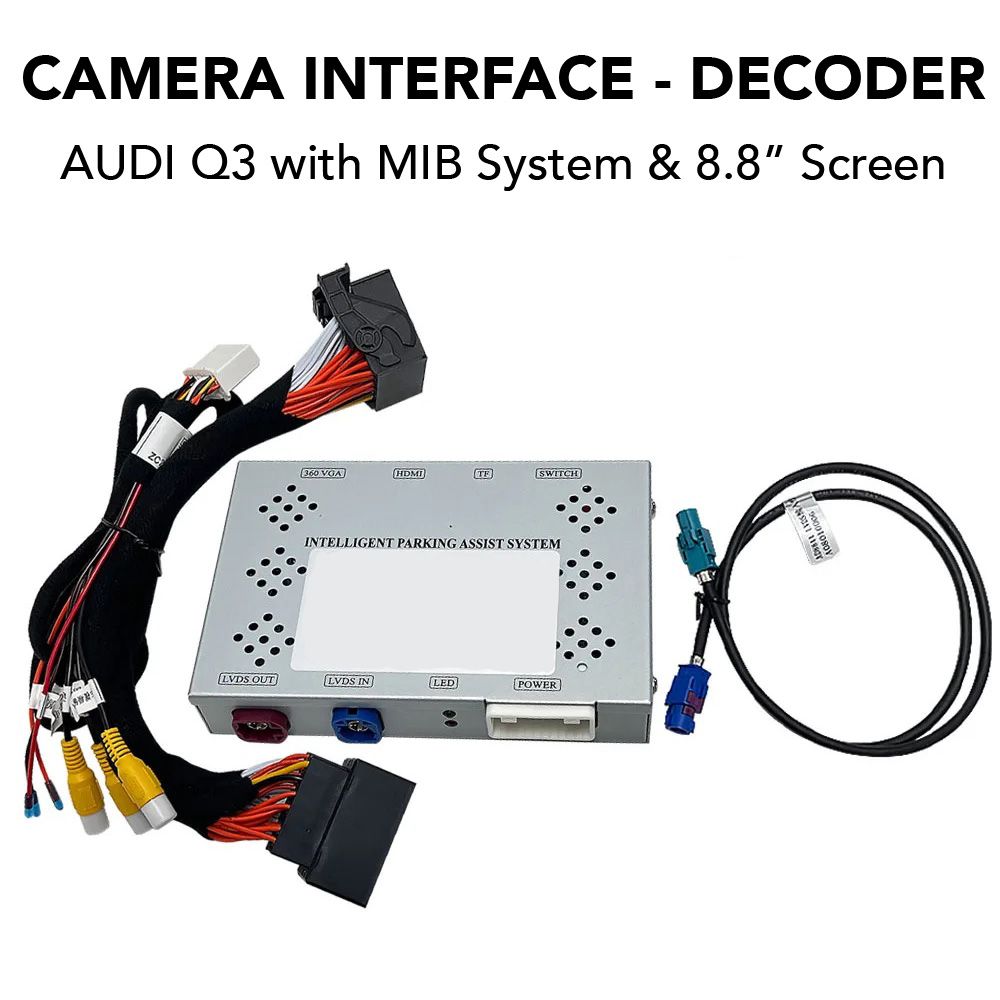 DIGITAL IQ AD 9816_CI (CAMERA INTERFACE for AUDI Q3 with MIB2 System with 8.8" Screen)