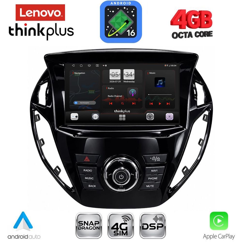 LENOVO LTG 7150_CPA  (9inc) MULTIMEDIA TABLET for FORD B-MAX mod. 2012-2017