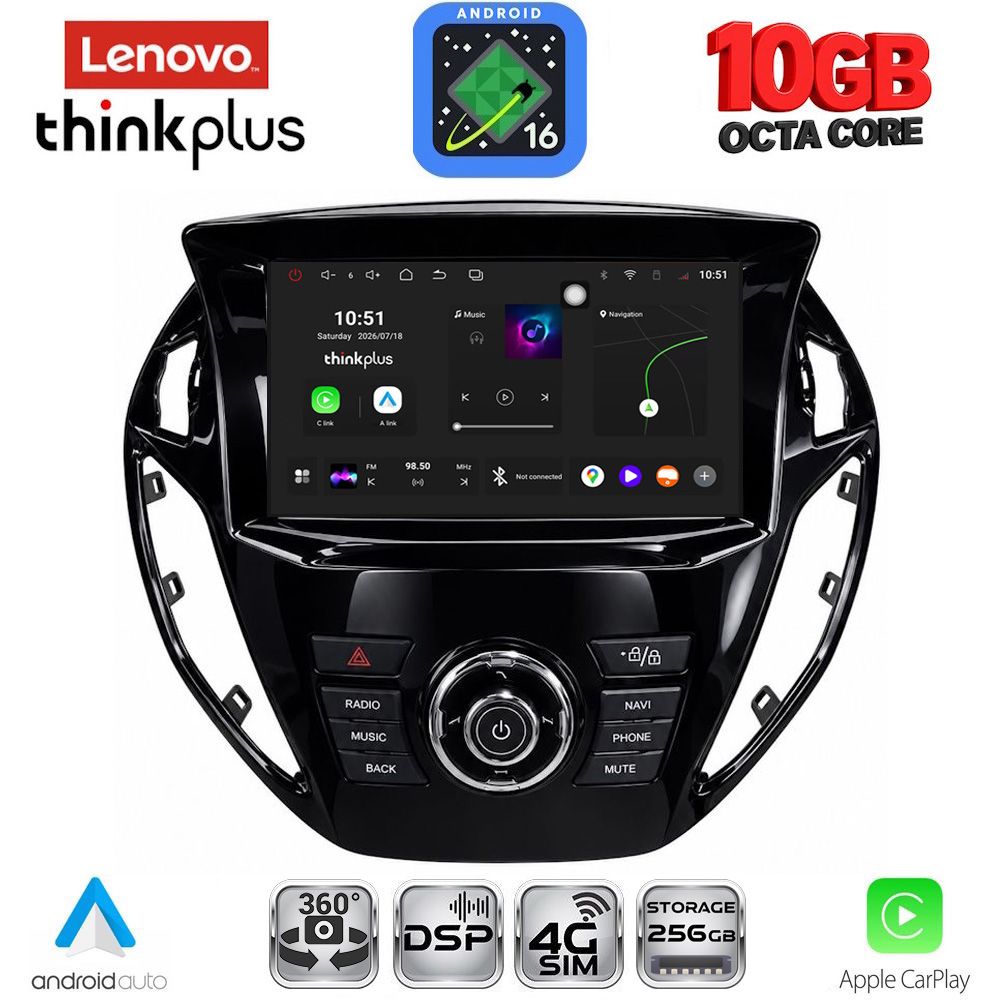 LENOVO LTM 11150_CPA  (9inc) MULTIMEDIA TABLET for FORD B-MAX mod. 2012-2017