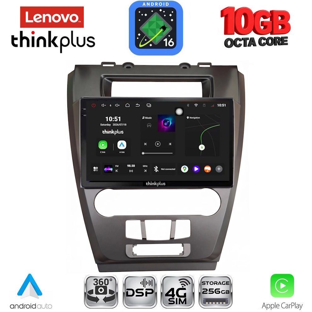 LENOVO LTM 11159CH_CPA (10inc) MULTIMEDIA TABLET for FORD FUSION mod. 2012-2017