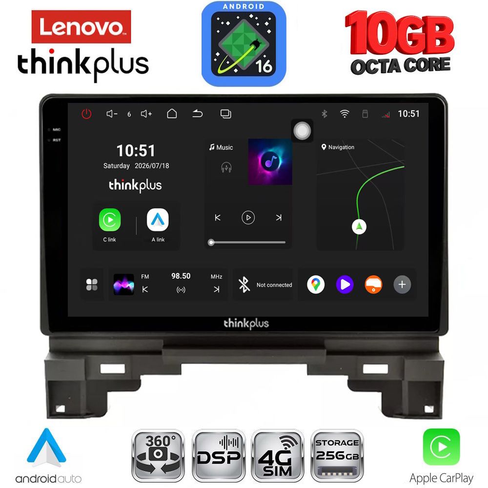 LENOVO LTM 11202B_CPA (10inc) MULTIMEDIA TABLET for HONDA HRV mod. 202B1-202B6