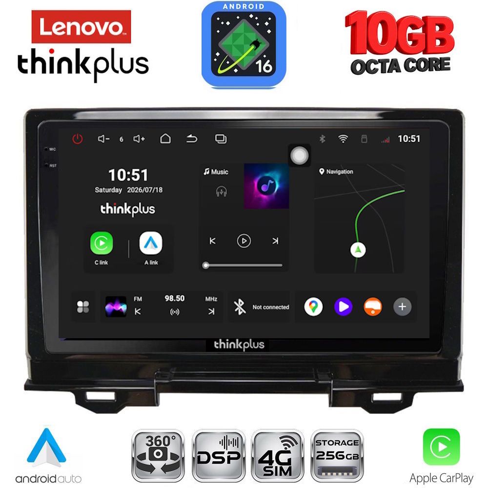 LENOVO LTM 11202A_CPA (9inc) MULTIMEDIA TABLET for HONDA HRV mod. 202A1-202A6