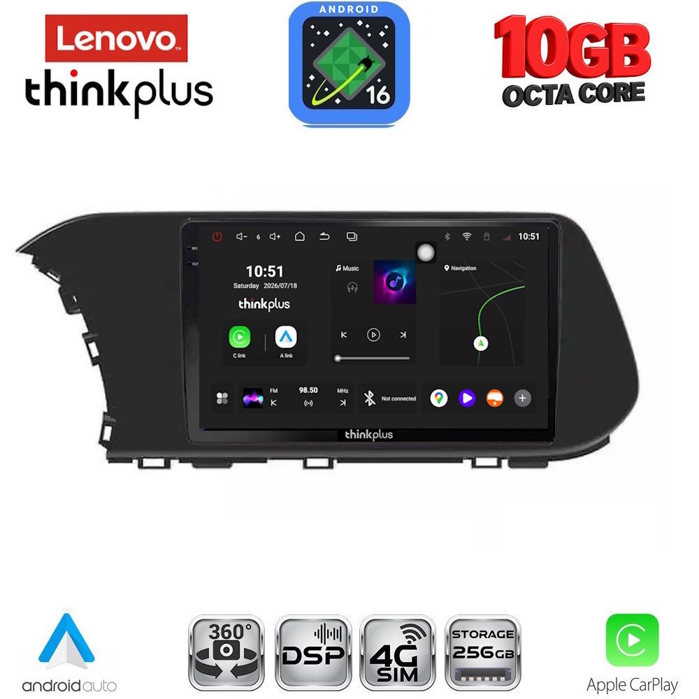 LENOVO LTM 11220_CPA (10inc) MULTIMEDIA TABLET for HYUNDAI i20 - BAYON mod. 2020-2026