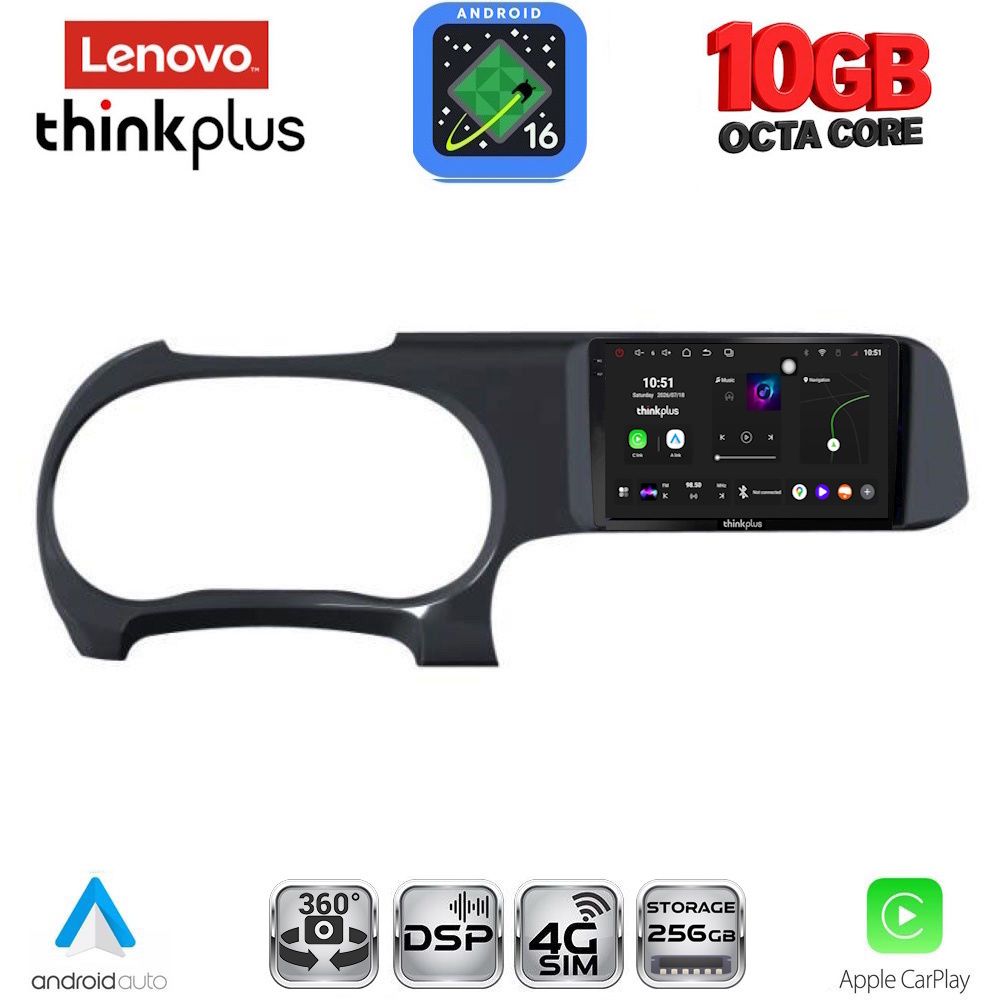 LENOVO LTM 11225_CPA (9inc) MULTIMEDIA TABLET for HYUNDAI i10 mod. 2020-2026