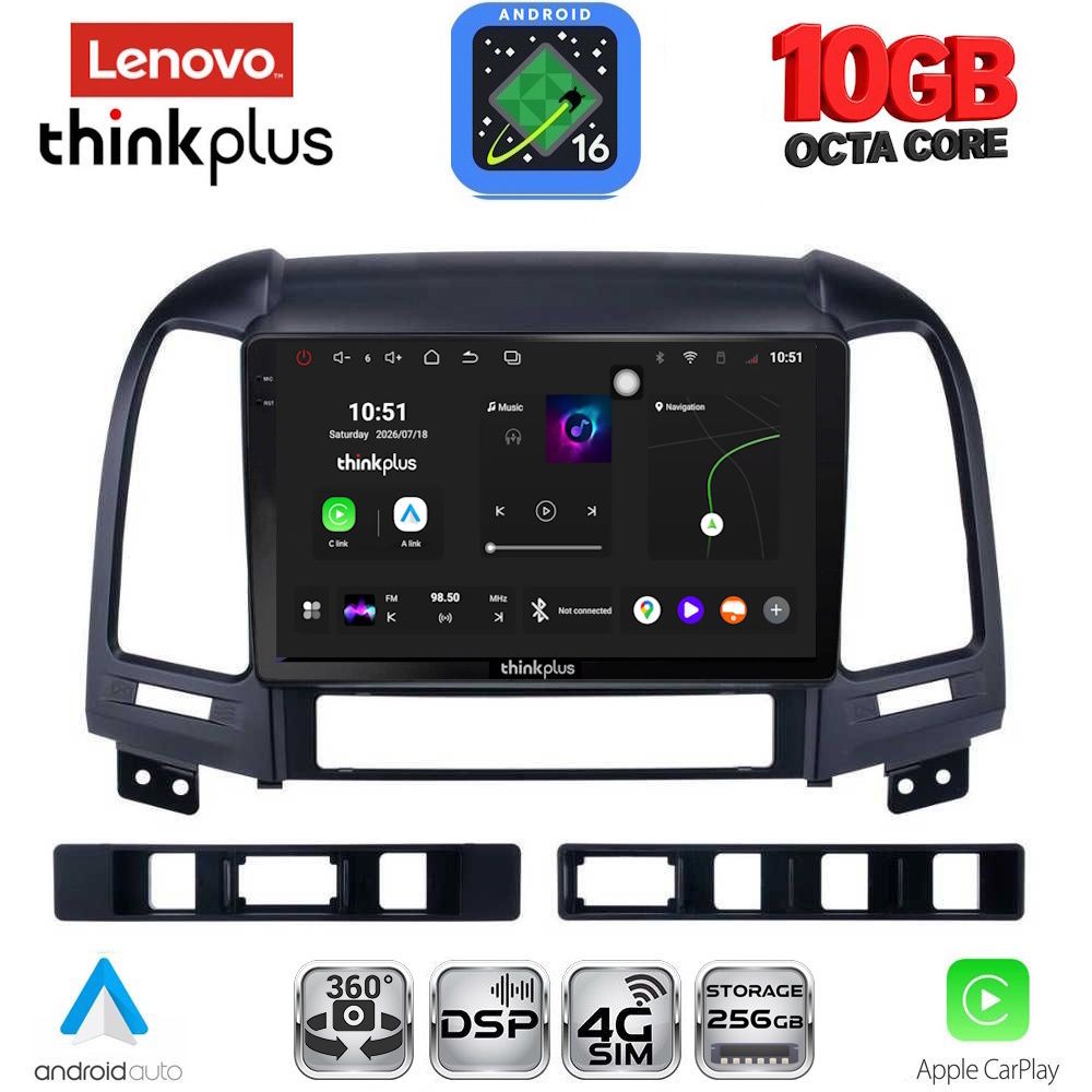 LENOVO LTM 11239_CPA (9inc) MULTIMEDIA TABLET for HYUNDAI SANTA FE mod. 2005-2013