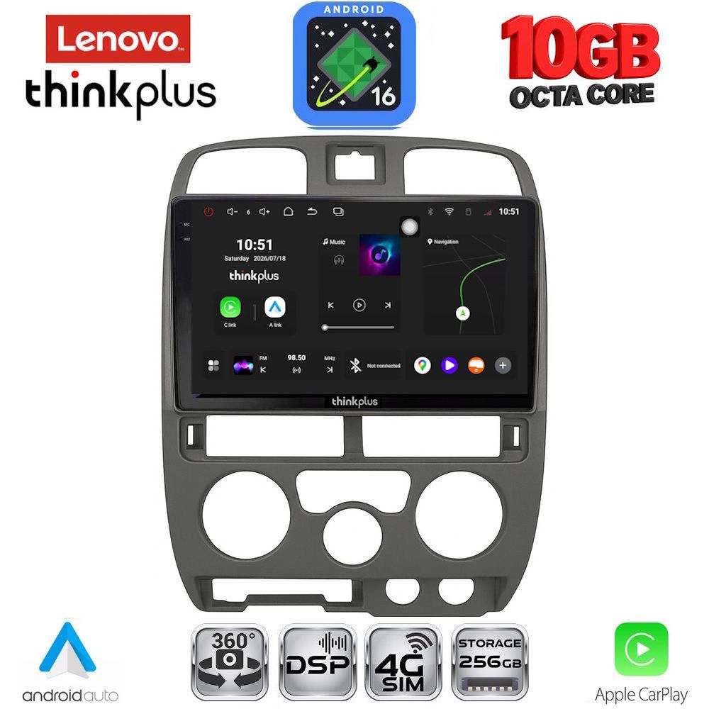 LENOVO LTM 11253GR_CPA (9inc) MULTIMEDIA TABLET for ISUZU D-MAX mod. 2002-2008 (GREY)