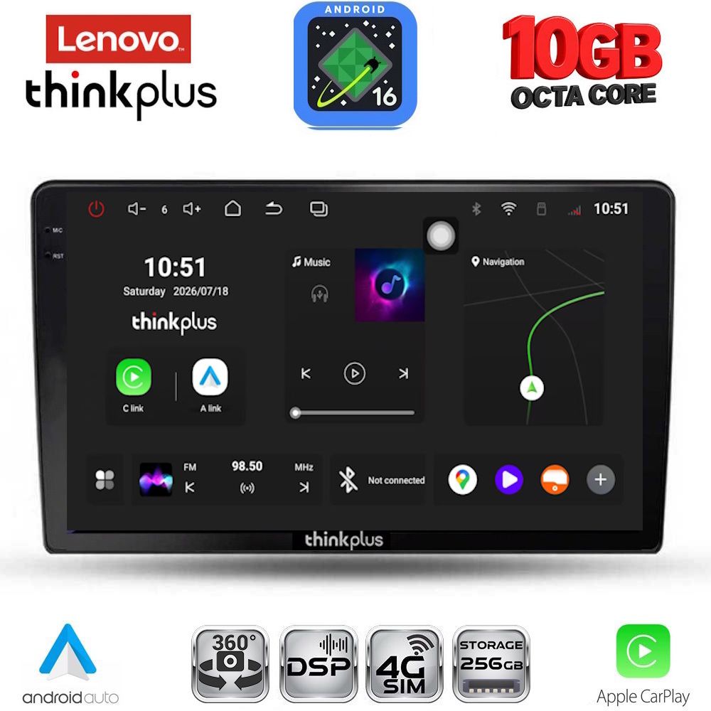 LENOVO LTM 11300_CPA (9inc) MULTIMEDIA TABLET for KIA CEED mod. 2006-2009