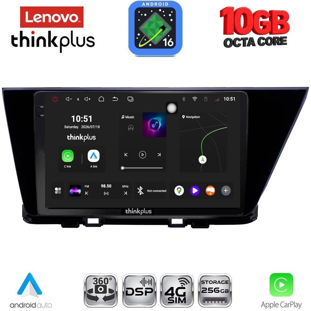 LENOVO LTM 11305_CPA (9inc) MULTIMEDIA TABLET for KIA NIRO mod. 2017-2021