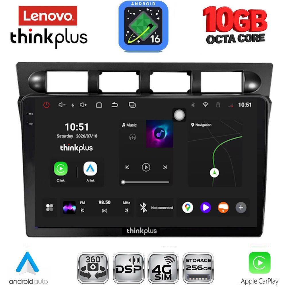 LENOVO LTM 11306_CPA (9inc) MULTIMEDIA TABLET for KIA PICANTO mod. 2004-2008