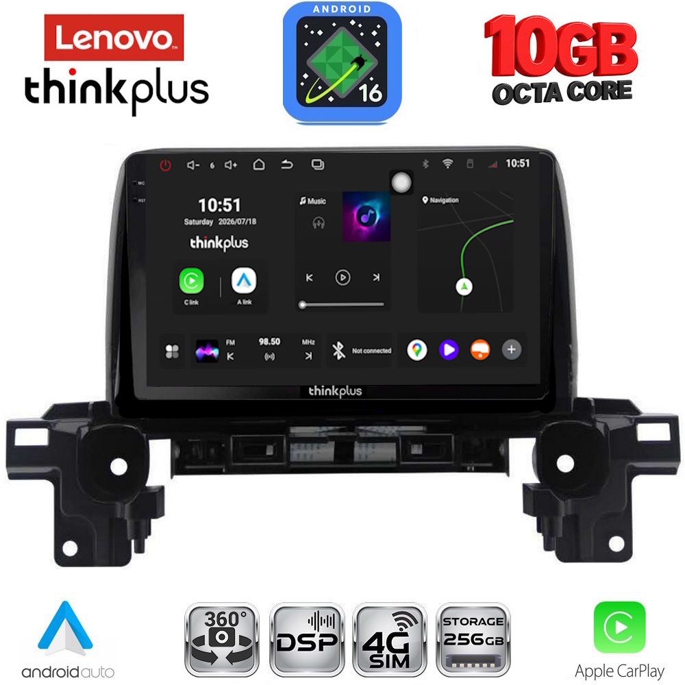 LENOVO LTM 11381_CPA (9inc) MULTIMEDIA TABLET for MAZDA CX5 mod. 2017-2025