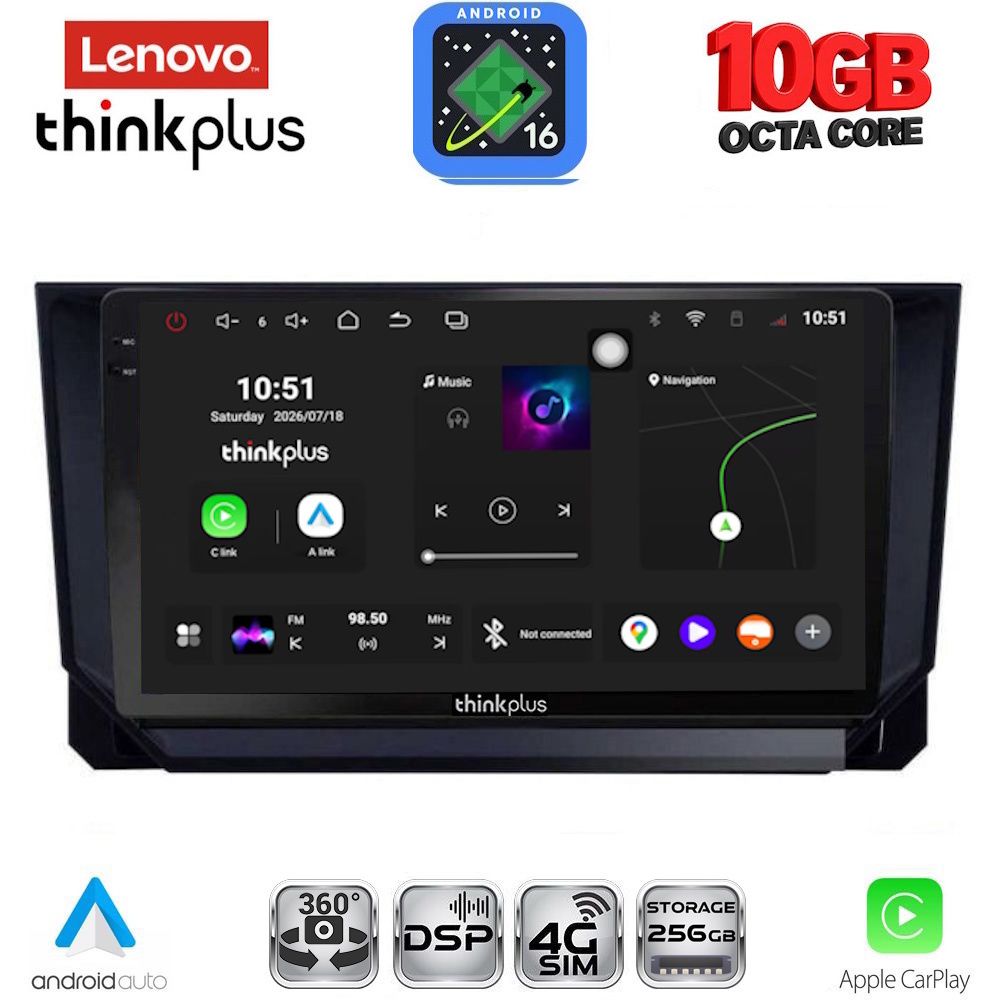 LENOVO LTM 11391_CPA (10inc) MULTIMEDIA TABLET for MAZDA CX9 mod. 2006-2015