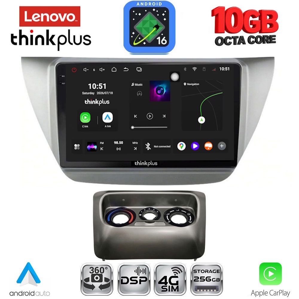 LENOVO LTM 11433_CPA (9inc) MULTIMEDIA TABLET for MITSUBISHI LANCER mod. 2000-2007