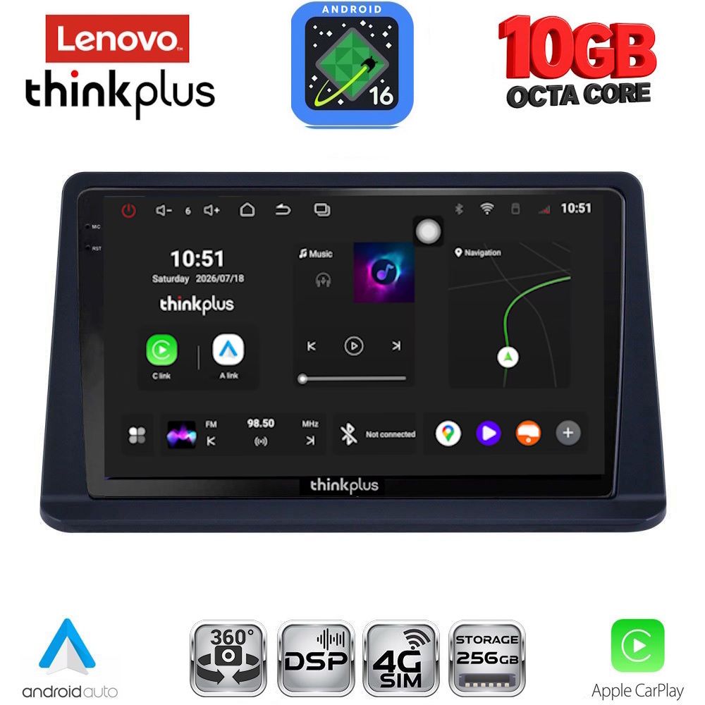 LENOVO LTM 11445_CPA (9inc) MULTIMEDIA TABLET for MITSUBISHI PAJERO mod. 1999-2006