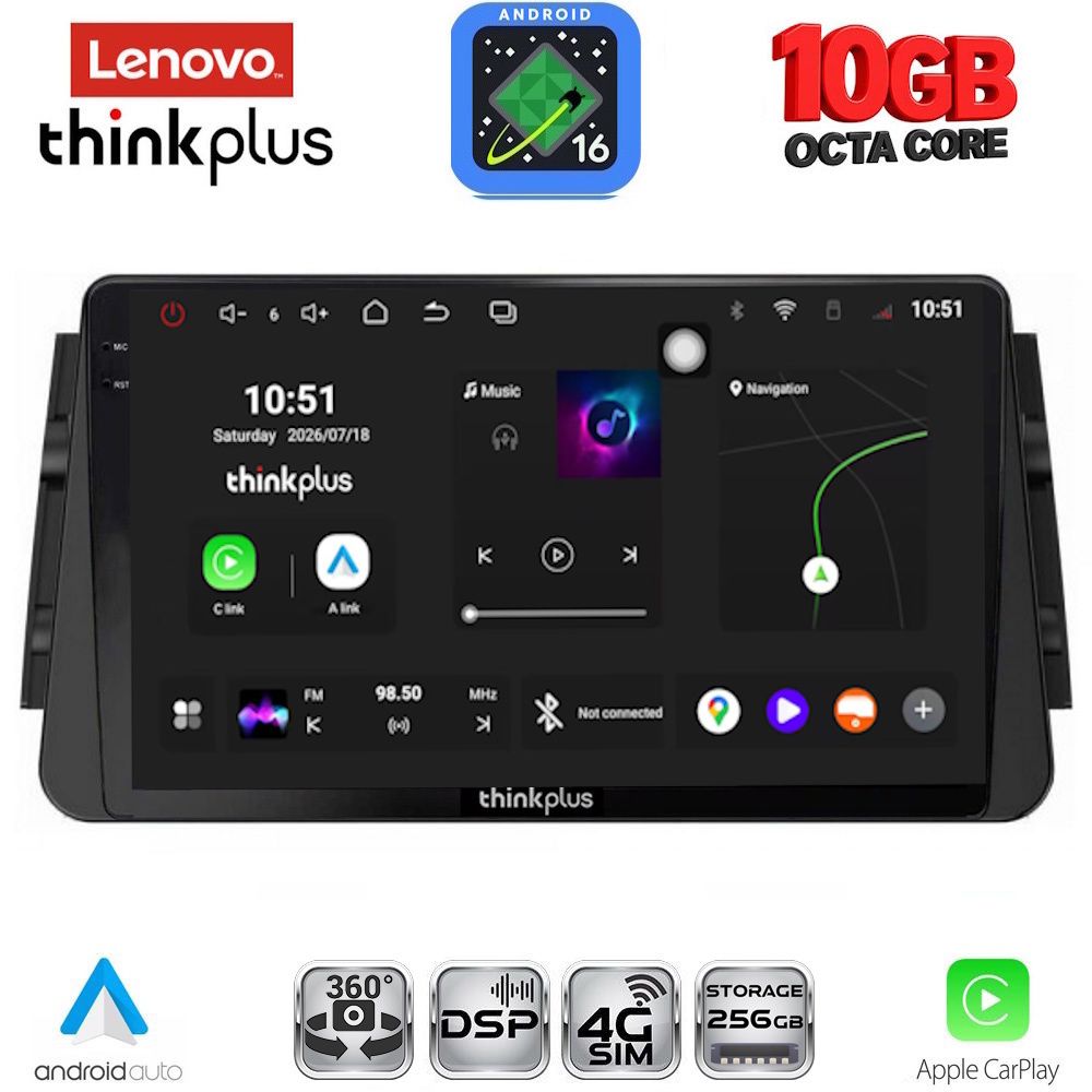 LENOVO LTM 11460_CPA (9inc) MULTIMEDIA TABLET for NISSAN MICRA mod. 2017-2025