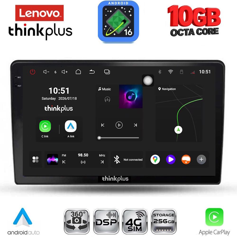 LENOVO LTM 11476_CPA (10inc) MULTIMEDIA TABLET for NISSAN XTRAIL mod. 2004-2007