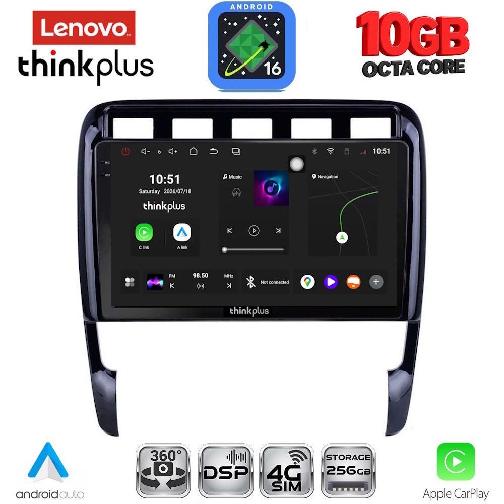 LENOVO LTM 11535_CPA (9inc) MULTIMEDIA TABLET for PORSCHE CAYENNE mod. 2002-2011