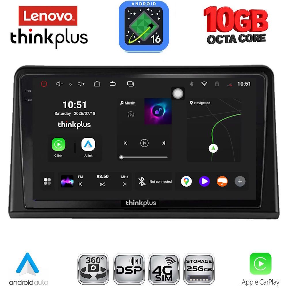 LENOVO LTM 11548_CPA (9inc) MULTIMEDIA TABLET for RENAULT EXPRESS mod. 2020-2026