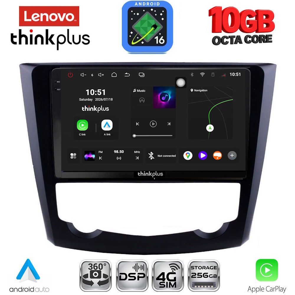 LENOVO LTM 11549_CPA (9inc) MULTIMEDIA TABLET for RENAULT KADJAR mod. 2015-2025