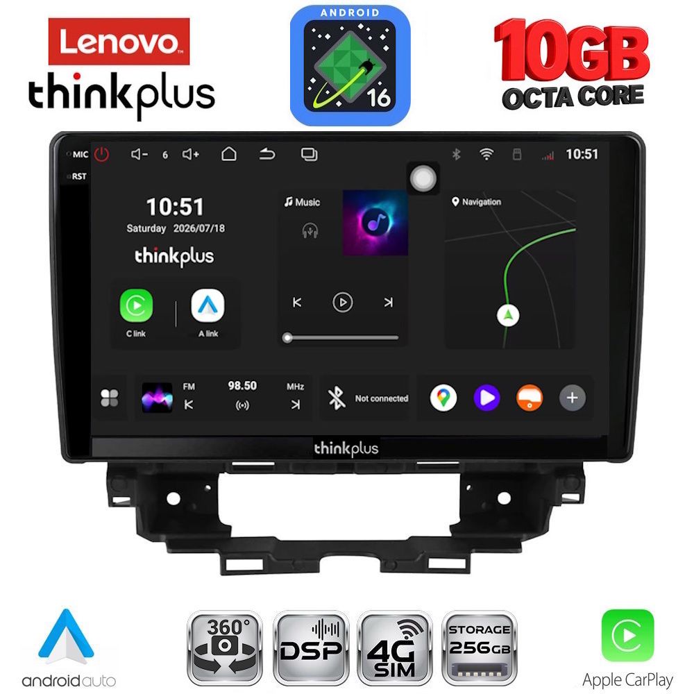 LENOVO LTM 11557_CPA (10inc) MULTIMEDIA TABLET for RENAULT KANGOO mod. 2021+ LENOVO LTM 11557_CPA (10inc) MULTIMEDIA TABLET for RENAULT KANGOO mod. 2021+
