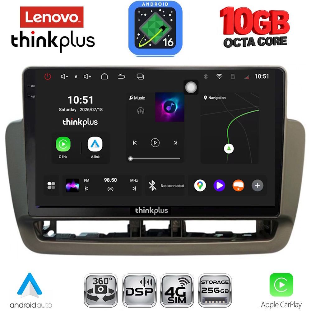 LENOVO LTM 11572_CPA (9inc) MULTIMEDIA TABLET for SEAT IBIZA mod. 2012-2015