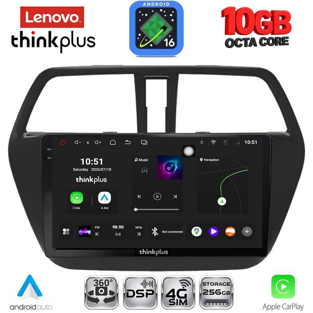 LENOVO LTM 11689_CPA (9inc) MULTIMEDIA TABLET for SUZUKI SX4 S-CROSS mod. 2014-2021