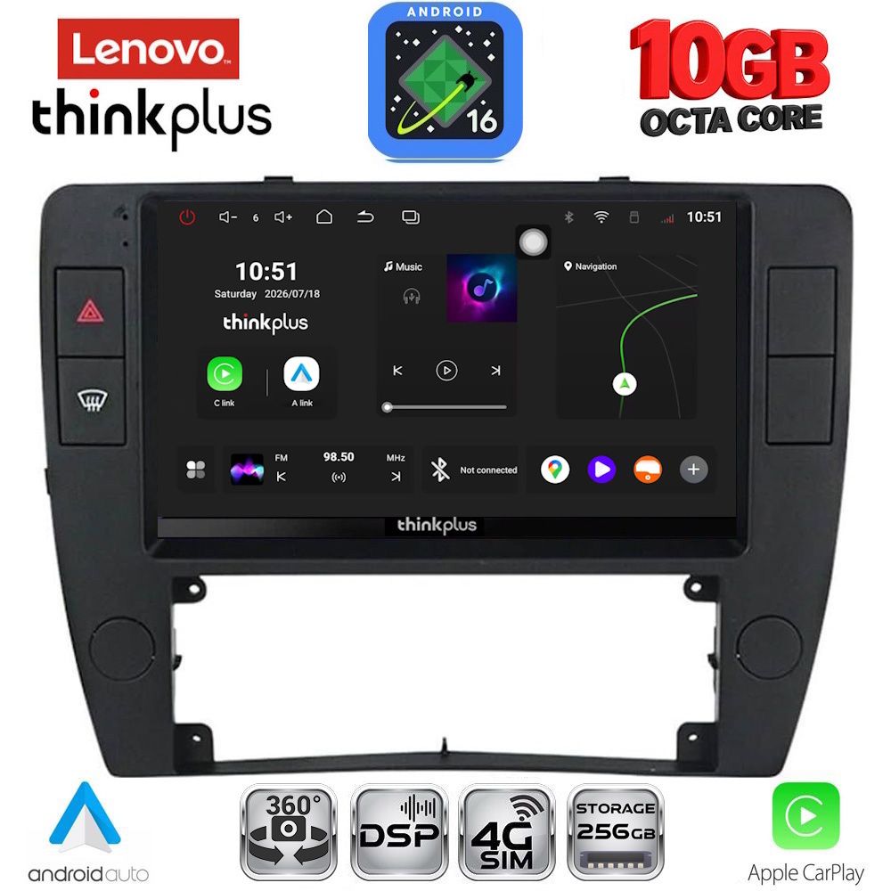 LENOVO LTM 11749_CPA (9inc) MULTIMEDIA TABLET for VW PASSAT mod. 2000-2005