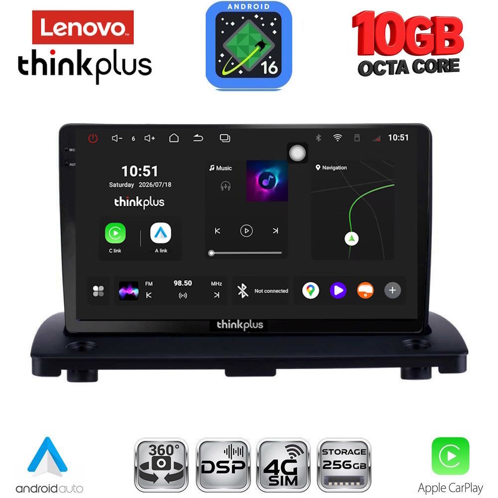 LENOVO LTM 11789_CPA (9inc) MULTIMEDIA TABLET for VOLVO XC90 mod. 2002-2014