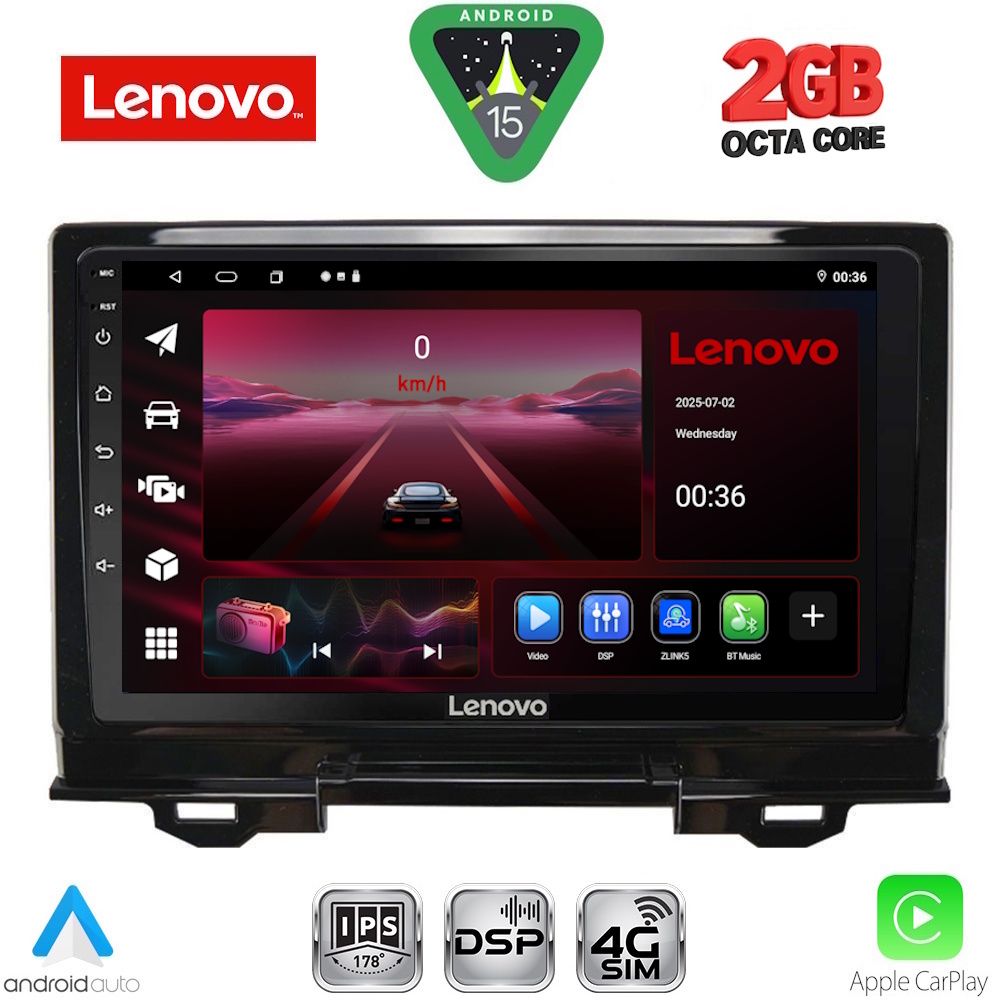LENOVO LVF 5202A_CPA (9inc) MULTIMEDIA TABLET for HONDA HRV mod. 202A1-202A6