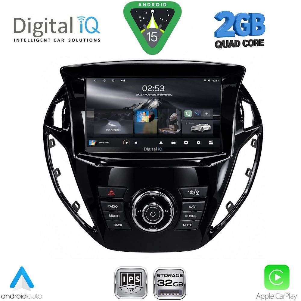 DIGITAL IQ RSD 1150_CPA (9inc) MULTIMEDIA TABLET for FORD B-MAX mod. 2012-2017 DIGITAL IQ RSD 1150_CPA (9inc) MULTIMEDIA TABLET for FORD B-MAX mod. 2012-2017