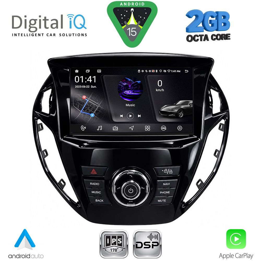 DIGITAL IQ RSF 4150_CPA  (9inc) MULTIMEDIA TABLET for FORD B-MAX mod. 2012-2017
