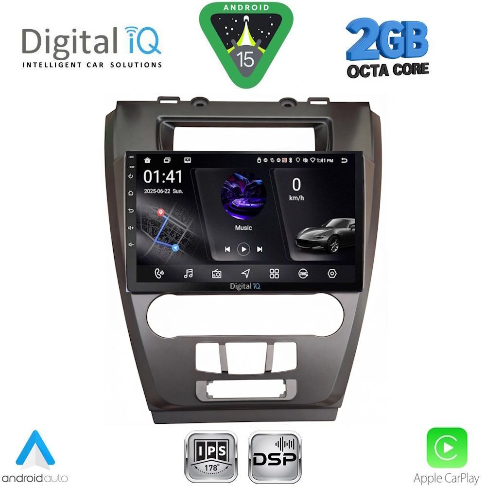 DIGITAL IQ RSF 4159CH_CPA (10inc) MULTIMEDIA TABLET for FORD FUSION mod. 2012-2017