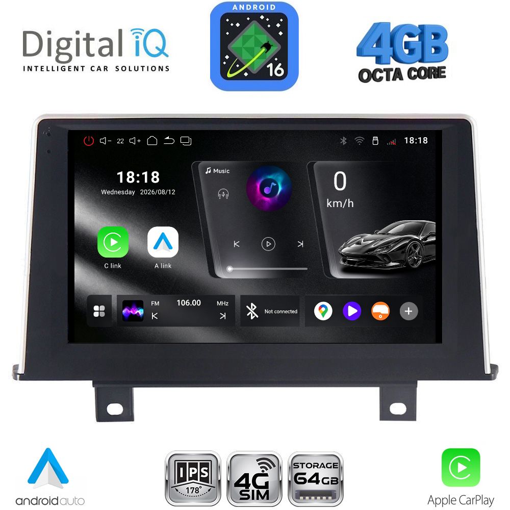 DIGITAL IQ RTG 6048_CPA (9inc) (NBT) MULTIMEDIA TABLET for BMW S.1 (F20-21) mod. 2011-2016