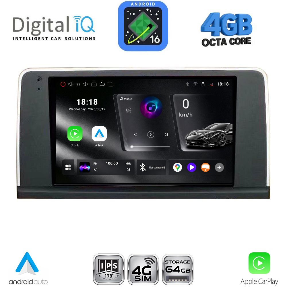 DIGITAL IQ RTG 6050_CPA (9inc) (NBT) MULTIMEDIA TABLET for BMW S.3-4 (F30-32) mod. 2012-2018