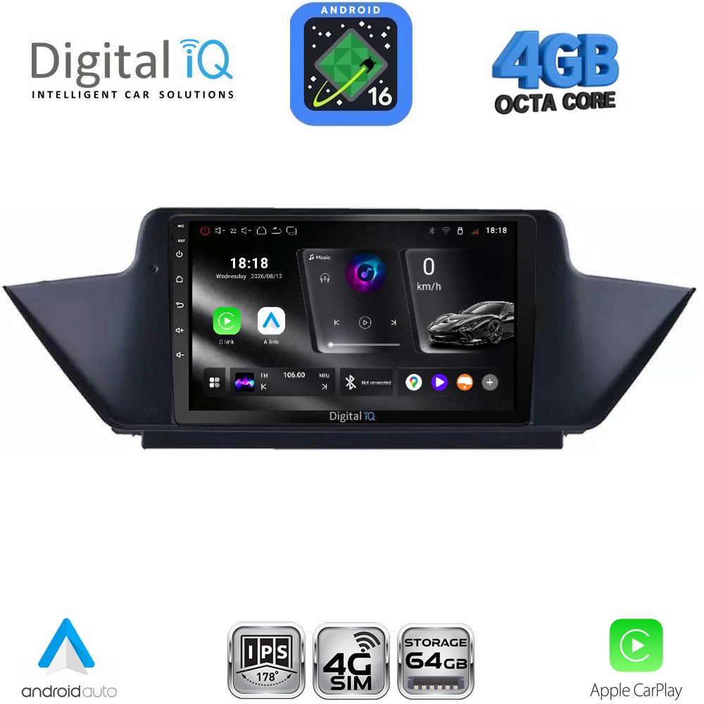 DIGITAL IQ RTG 6056_CPA (10inc) MULTIMEDIA TABLET for BMW X1 mod. 2009-2015