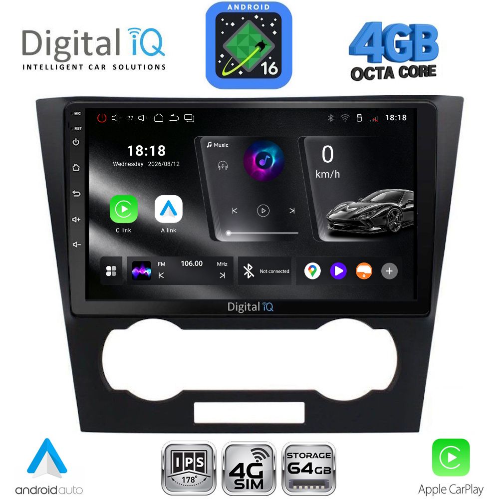 DIGITAL IQ RTG 6073_CPA (9inc) MULTIMEDIA TABLET for CHEVROLET EPICA mod. 2006-2011