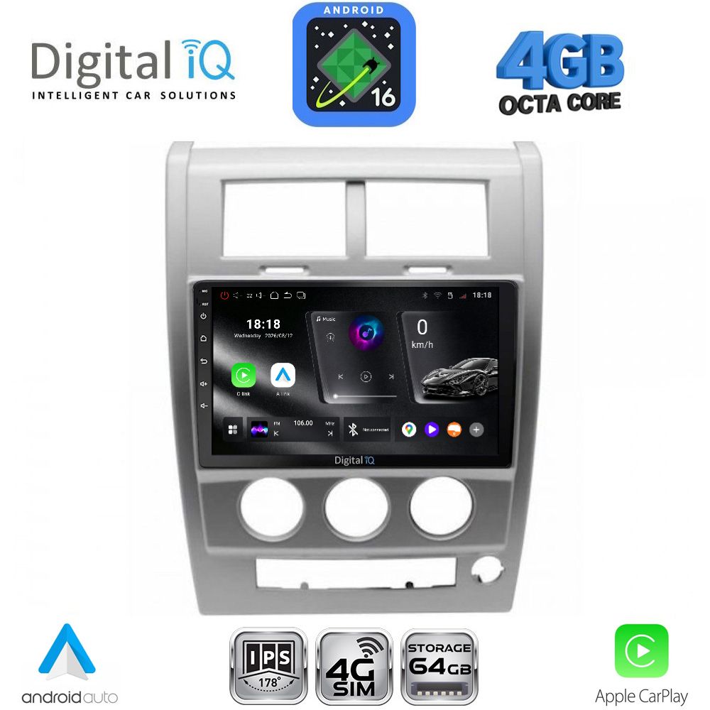 DIGITAL IQ RTG 6270_CPA (10inc) MULTIMEDIA TABLET for JEEP CHEROKEE – LIBERTY mod. 2007-2014