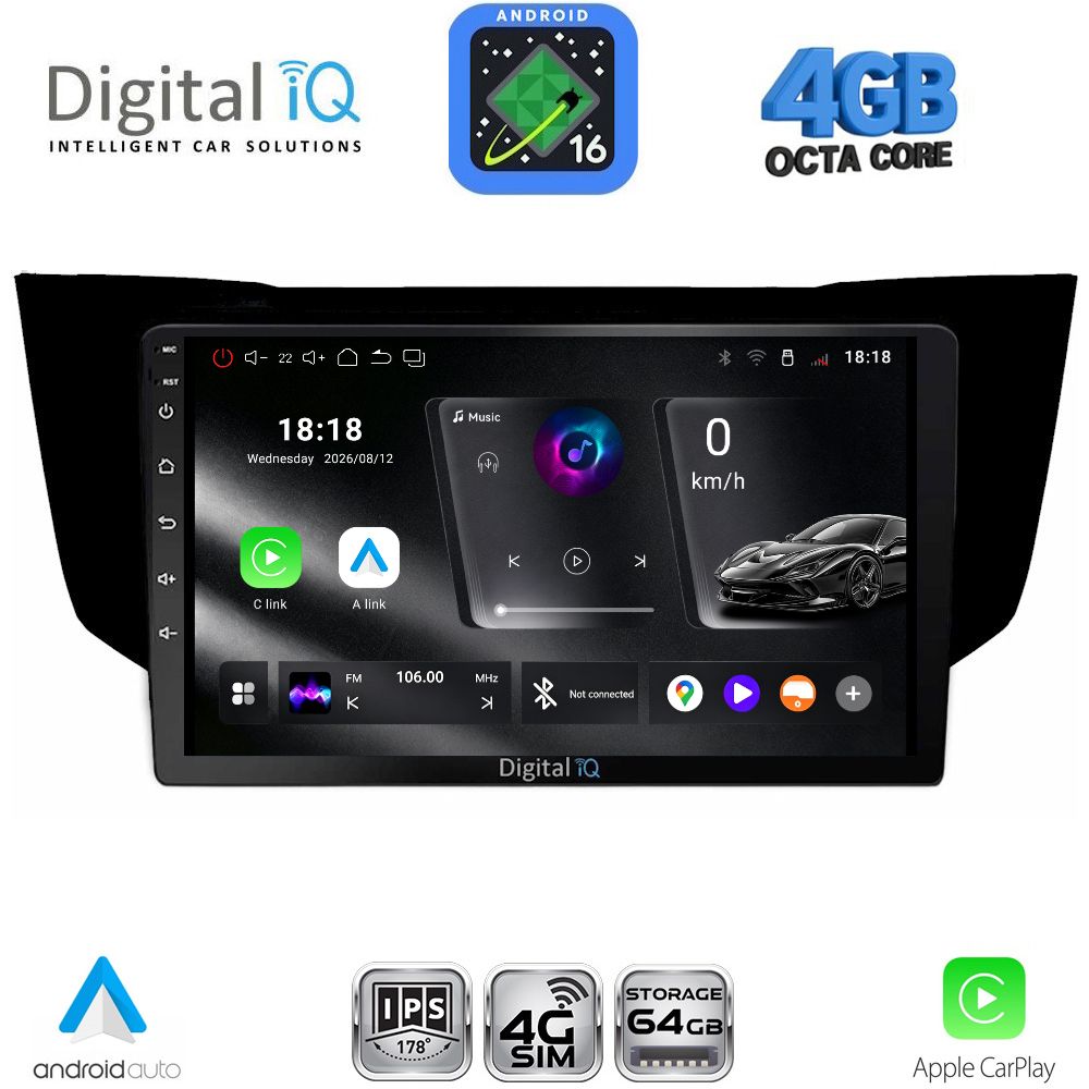 DIGITAL IQ RTG 6345BL_CPA (9inc) MULTIMEDIA TABLET for LEXUS RX 300 – 400 mod. 2003-2008