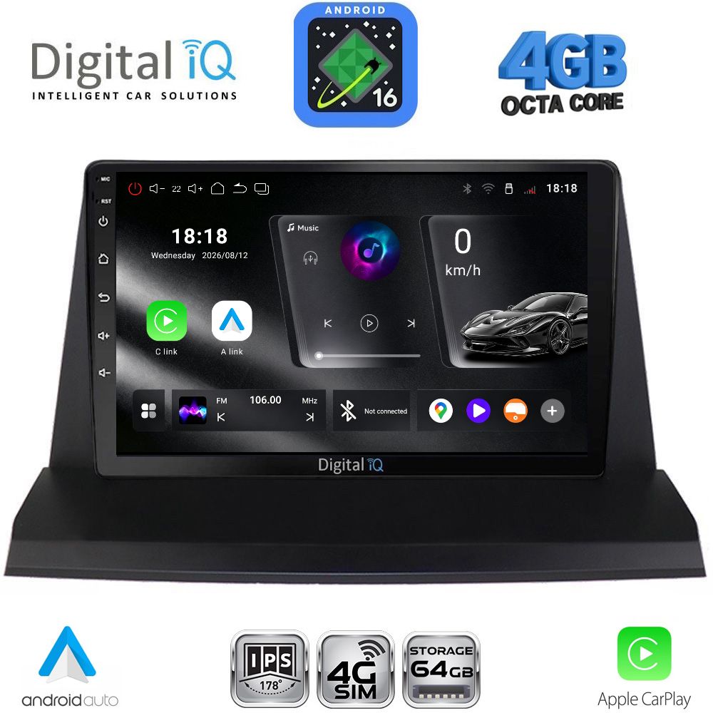 DIGITAL IQ RTG 6350_CPA (9inc) MULTIMEDIA TABLET for LEXUS NX 200 mod. 2014-2022