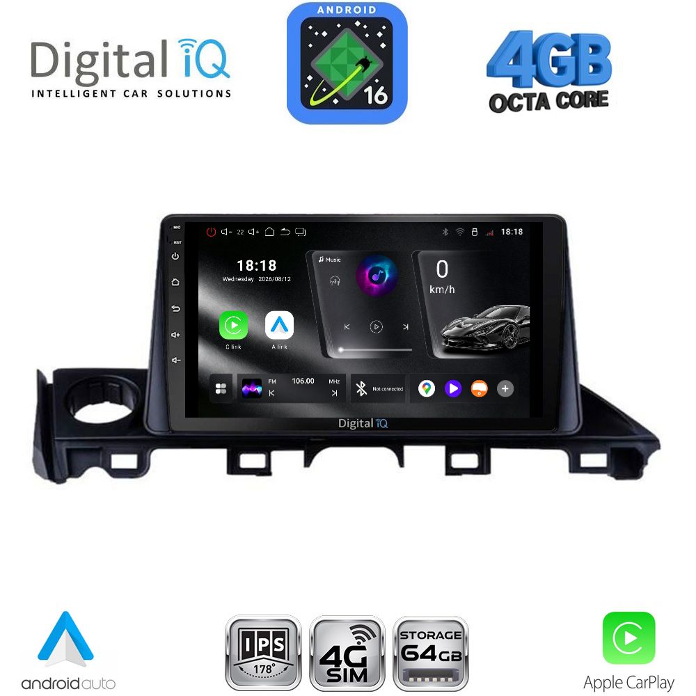 DIGITAL IQ RTG 6379_CPA (9inc) MULTIMEDIA TABLET for MAZDA 6 mod. 2017-2020