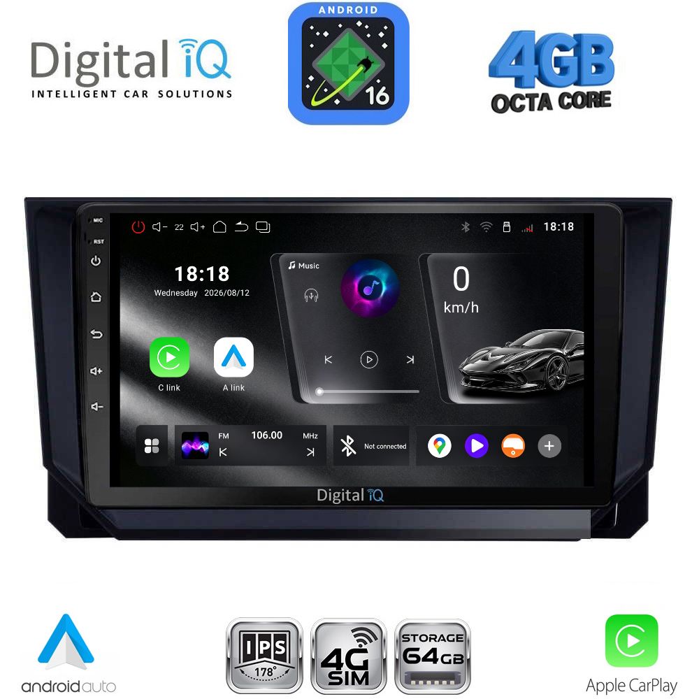 DIGITAL IQ RTG 6391_CPA (10inc) MULTIMEDIA TABLET for MAZDA CX9 mod. 2006-2015