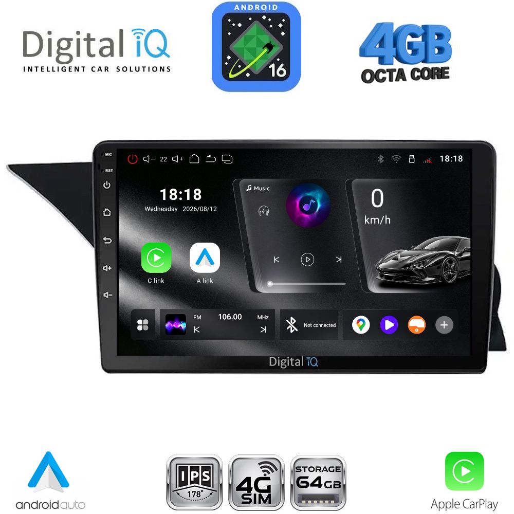DIGITAL IQ RTG 6411_CPA (NTG 4.0) (9inc) MULTIMEDIA TABLET for MERCEDES GLK (X204) mod. 2008-2012