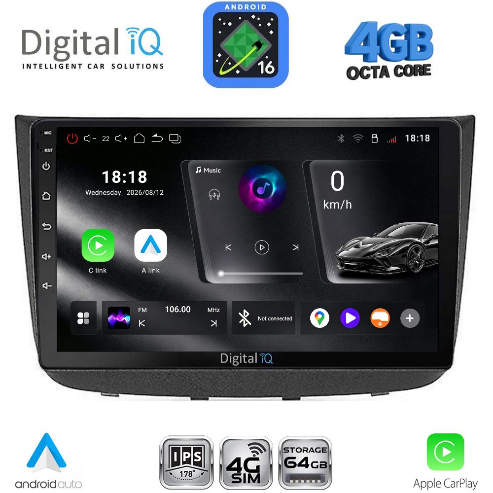 DIGITAL IQ RTG 6420_CPA (10inc) MULTIMEDIA TABLET for MERCEDES VITO - VIANO (W639) mod. 2003-2007