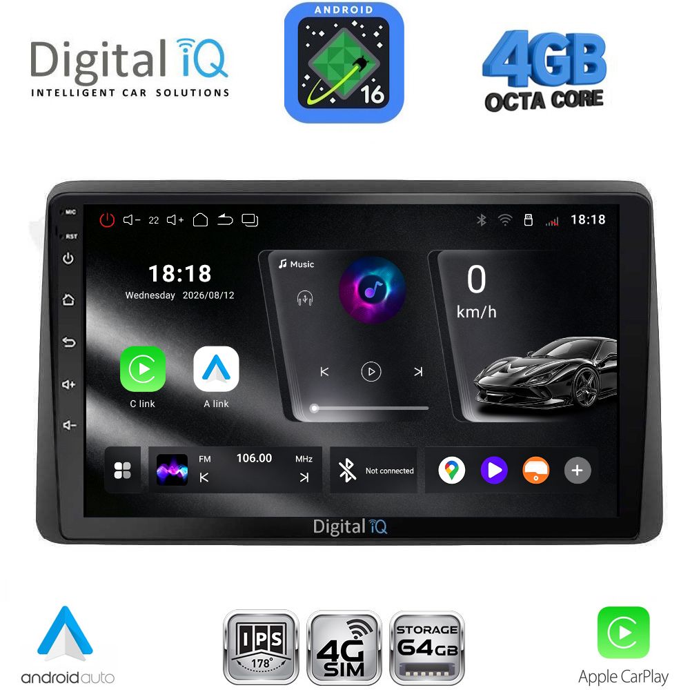 DIGITAL IQ RTG 6453_CPA (10inc) MULTIMEDIA TABLET for NISSAN JUKE mod. 2021-2026