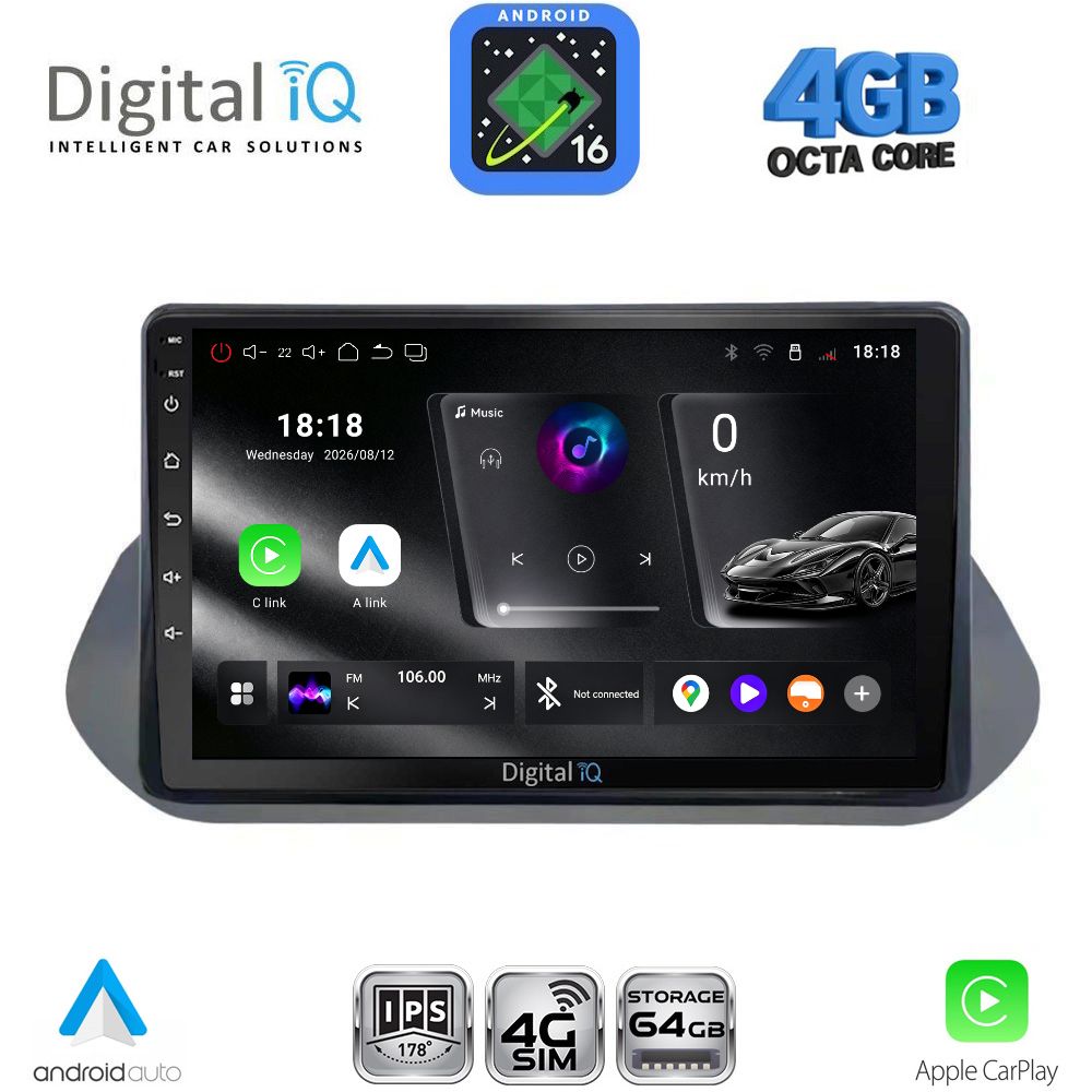 DIGITAL IQ RTG 6469_CPA (10inc) MULTIMEDIA TABLET for NISSAN QASHQAI mod. 2021-2024
