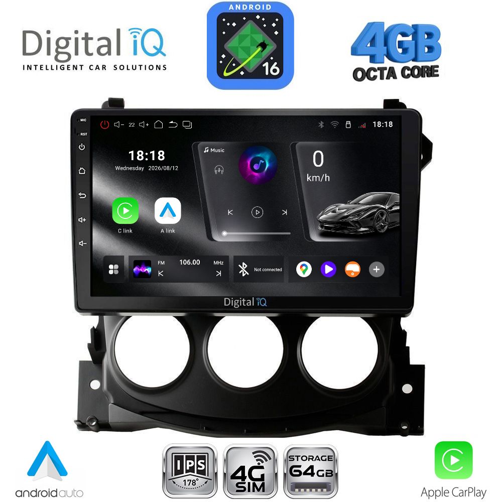 DIGITAL IQ RTG 6479_CPA (9inc) MULTIMEDIA TABLET for NISSAN 370Z mod. 2009-2012