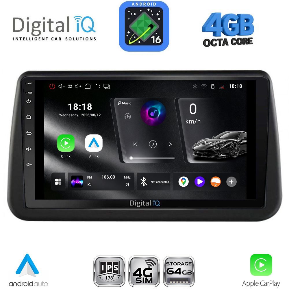 DIGITAL IQ RTG 6494_CPA (9inc) MULTIMEDIA TABLET for OPEL MERIVA mod. 2010-2017