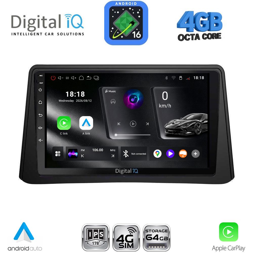 DIGITAL IQ RTG 6496_CPA (9inc) MULTIMEDIA TABLET for OPEL MOKKA mod. 2012-2015