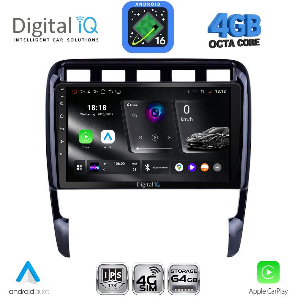 DIGITAL IQ RTG 6535_CPA (9inc) MULTIMEDIA TABLET for PORSCHE CAYENNE mod. 2002-2011