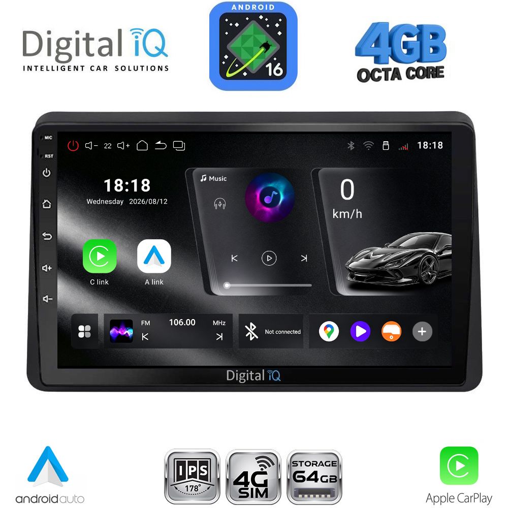 DIGITAL IQ RTG 6553_CPA (10inc) MULTIMEDIA TABLET for NISSAN NV400 – OPEL MOVANO – RENAULT MASTER mod. 2020-2026
