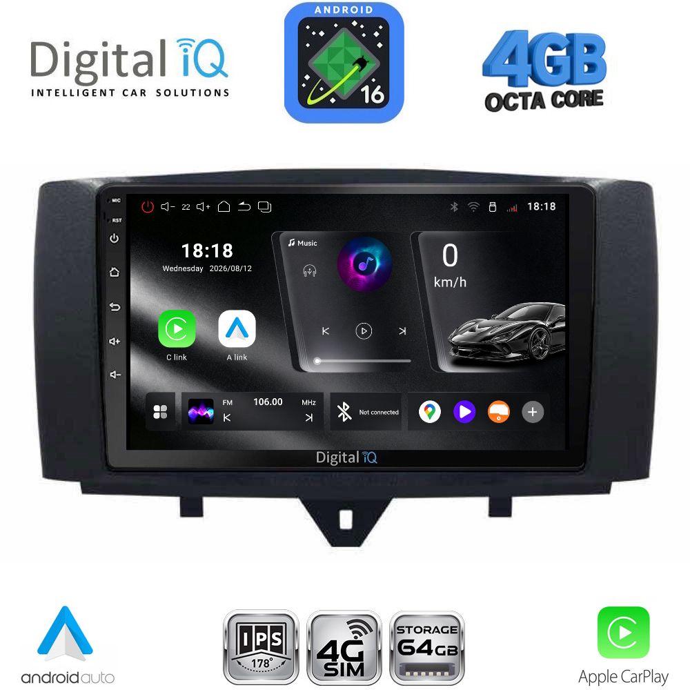 DIGITAL IQ RTG 6622_CPA (9inc) MULTIMEDIA TABLET for SMART (451) mod. 2010-2015